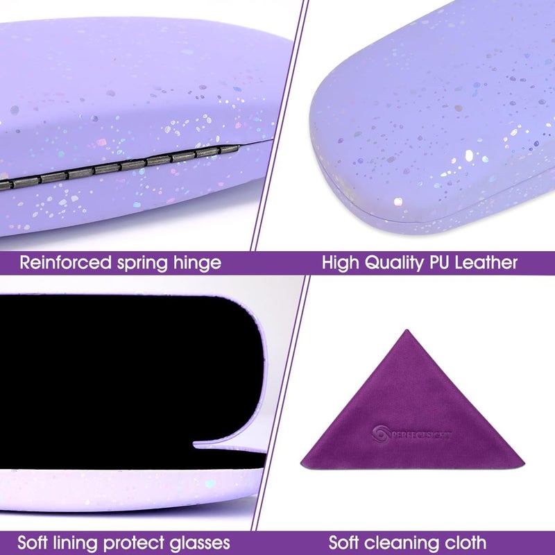 PERFECTSIGHT Store Hard Shell Eyeglasses Case, Kawaii Protective Glasses Case for Kids, Cute Eyeglass Case for Women Men Girls - Image 2